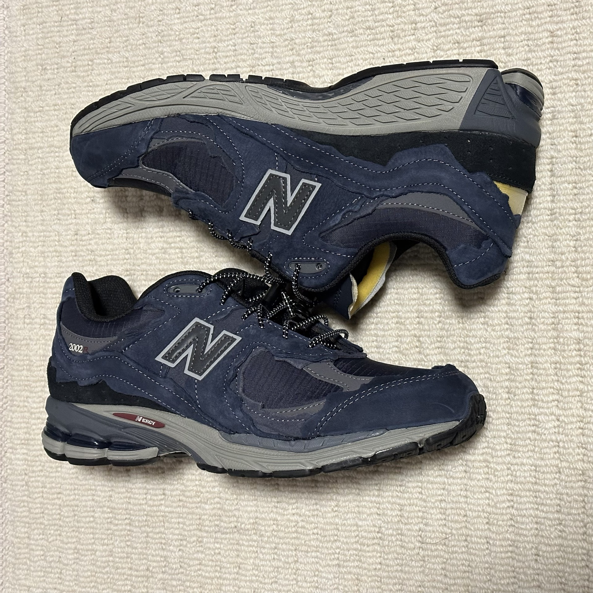 custom review-New Balance NB 2002 Low Топ Повседневные Беговые Кроссовки Унисекс Темно-Синий