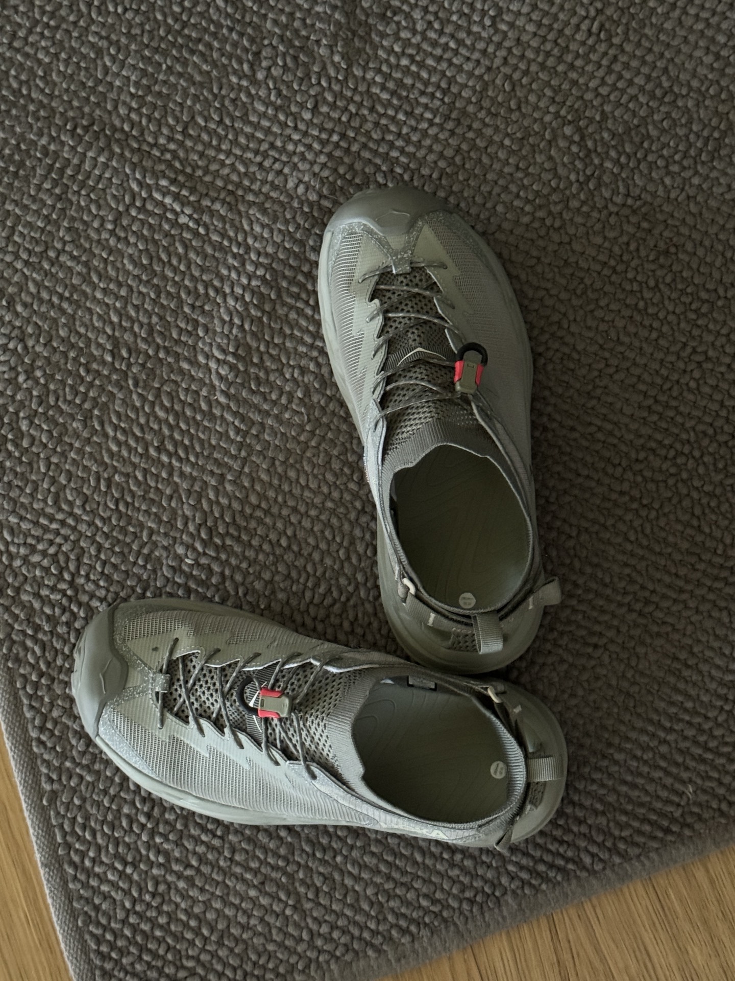 custom review-HOKA ONE ONE HOPARA 2 Hopara Противоскользящие сцепляющие пляжные сандалии Мужские Серые