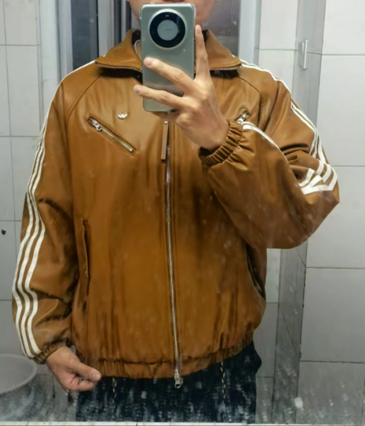 custom review-Adidas Originals Adicolor FW24 Sport PUL Куртка Женские Бронзовые пласты