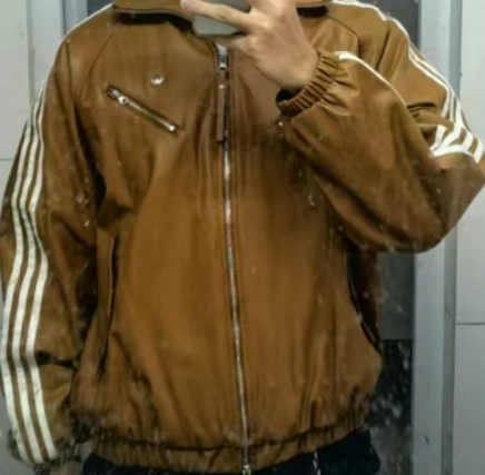 custom review-Adidas Originals Adicolor FW24 Sport PUL Куртка Женские Бронзовые пласты