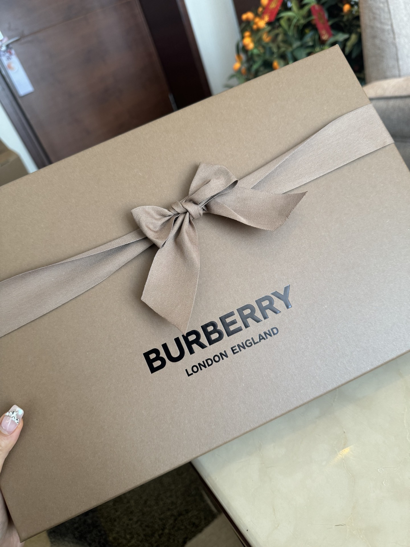 custom review-Burberry Women's Reversible Check Merino Wool Poncho Camel/Archive Beige