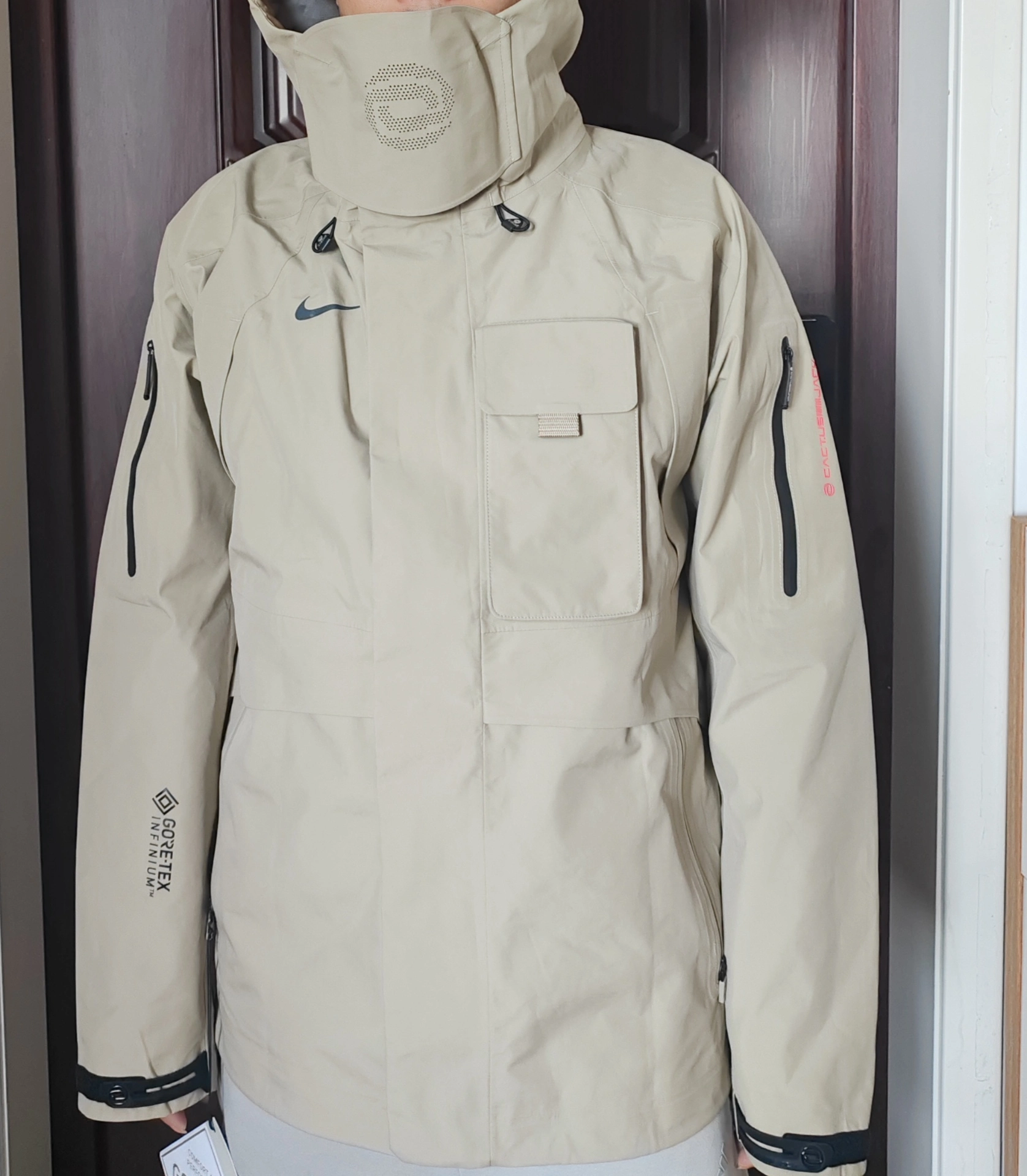 custom review-Nike X Travis Scott Co Бренд Бежевый Мужской Куртки