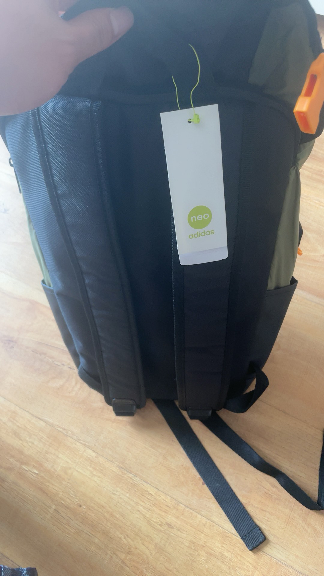 custom review-Adidas Полиэстер Путешественная Сумка Сумка для хранения Рюкзак Стандартный (Стандартный) Унисекс Черный