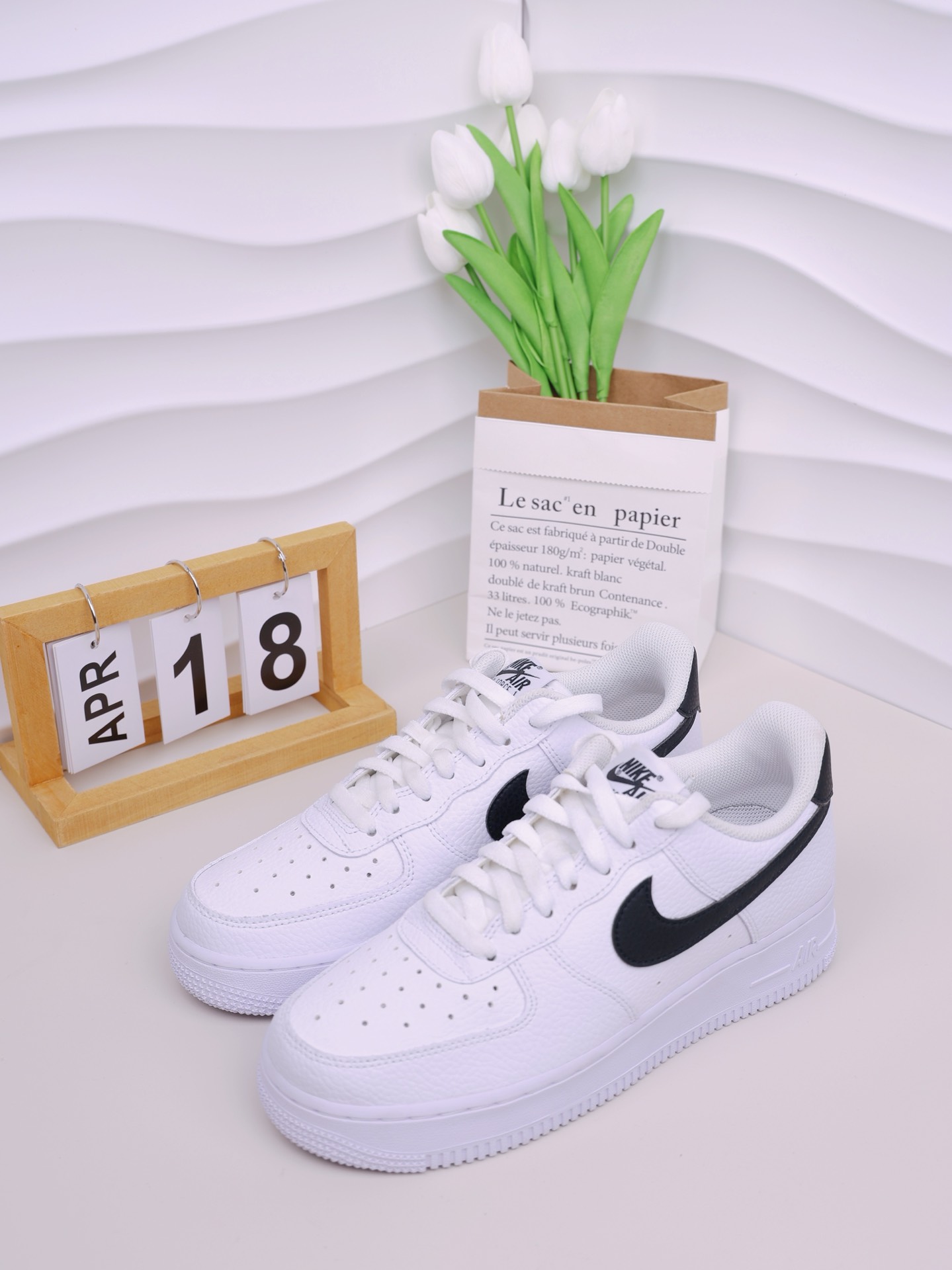 我的经典鞋王 黑白配色空军一号