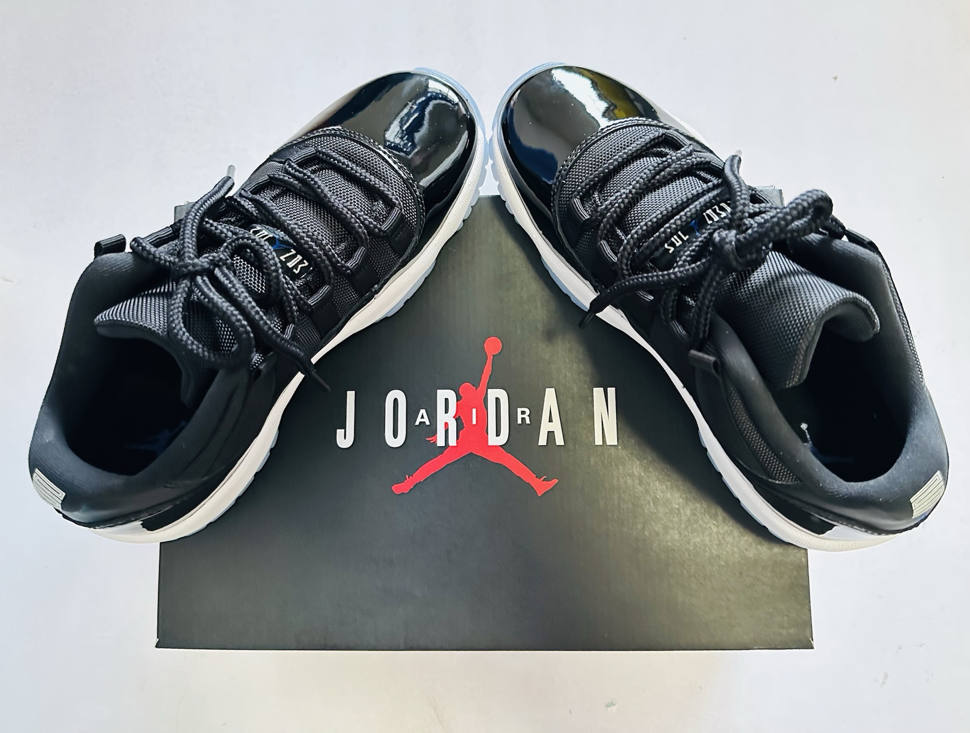 custom review-Jordan Air Jordan 11 Ретро Low Амортизация Износостойкий Низкий Топ Детские Баскетбольные Кроссовки Черный Белый