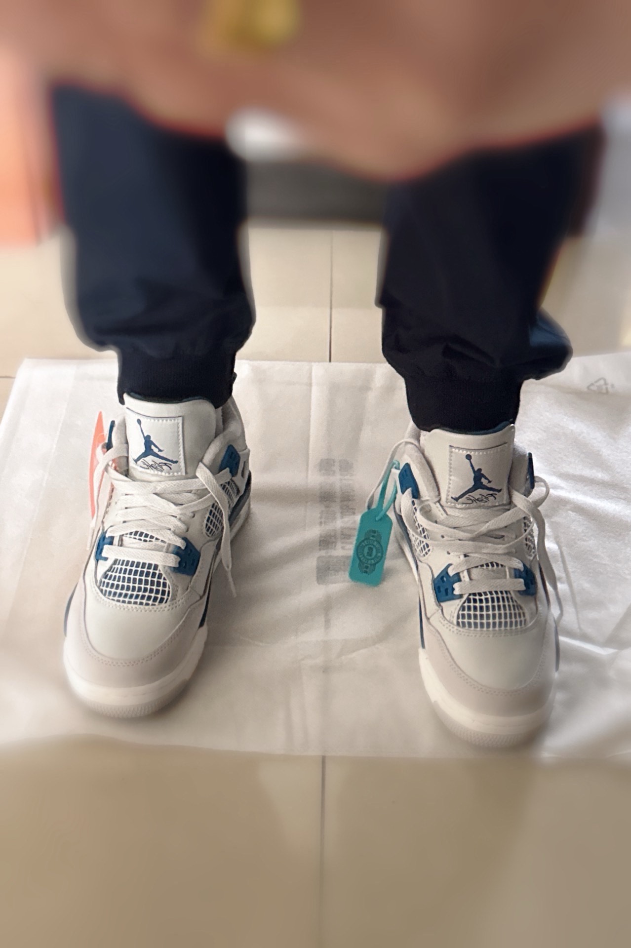 custom review-Jordan 4 Retro Military Blue 2024 GS