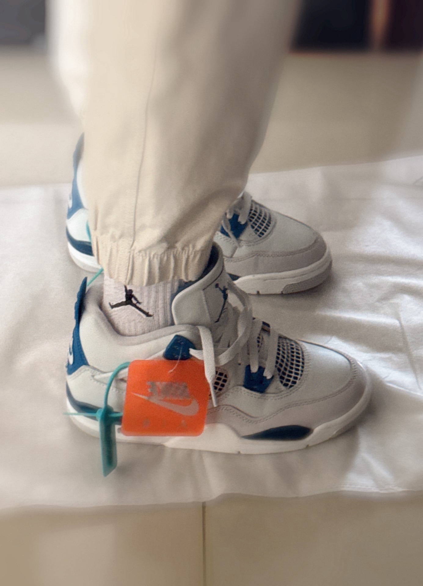 custom review-Jordan 4 Retro Military Blue 2024 GS
