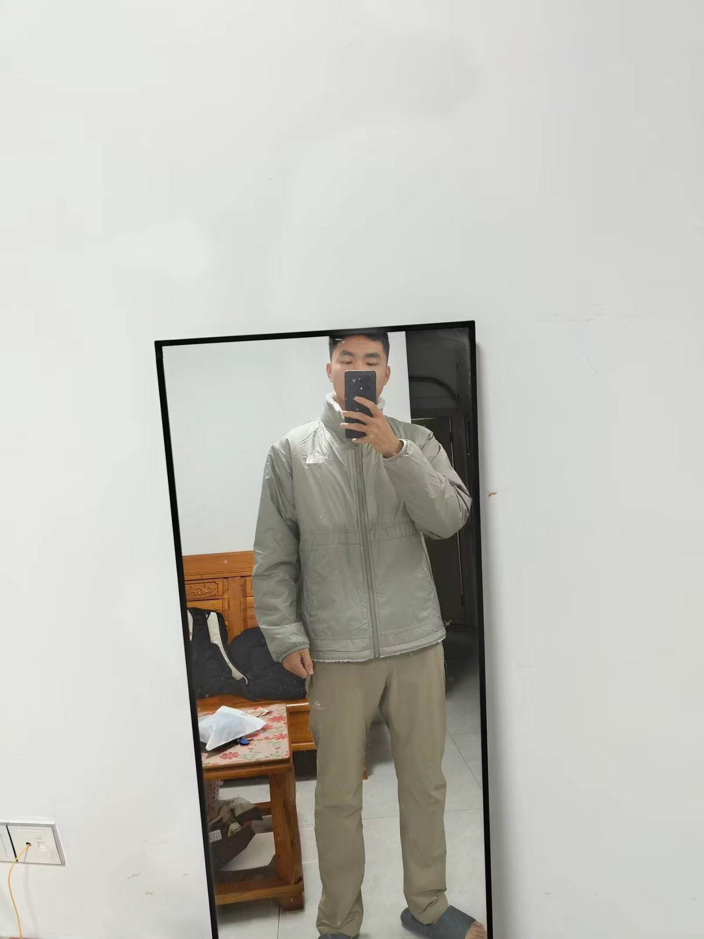 custom review-The North Face Свежий зеленый Унисекс Бархатные куртки