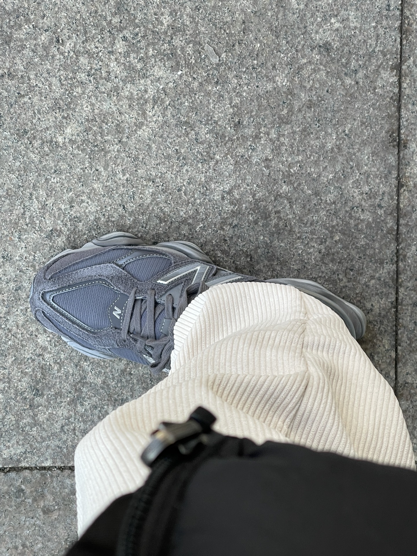 custom review-New Balance NB 9060 Беговые кроссовки Низкий верх Темно-серый Унисекс