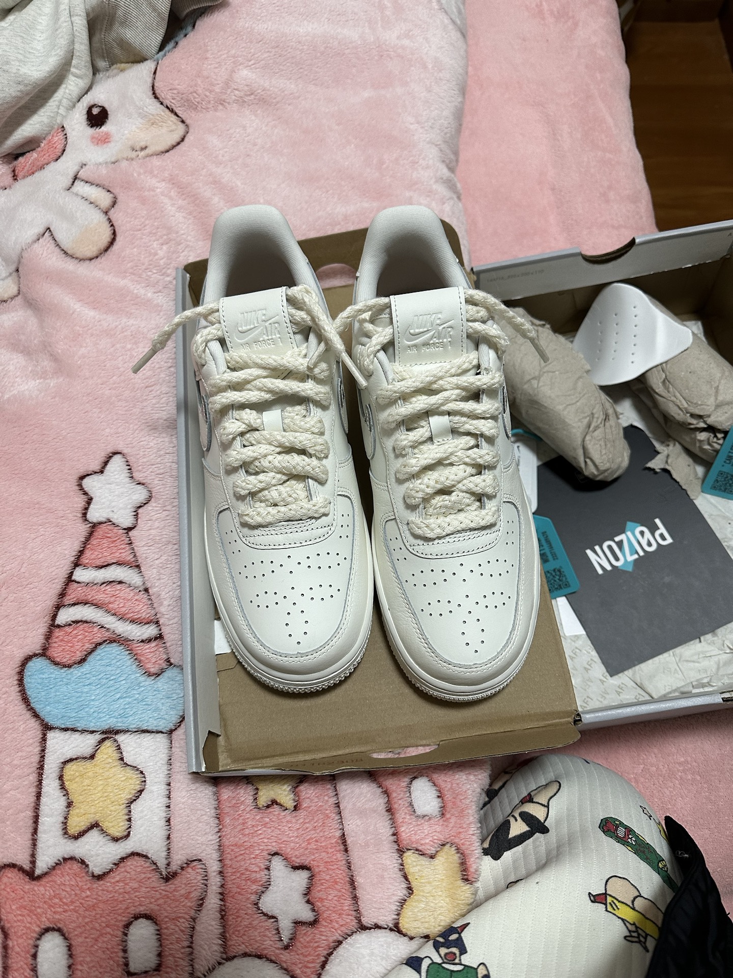 custom review-Nike Air FORCE 1 Low Топ Скейтборд Кроссовки Женские Белые