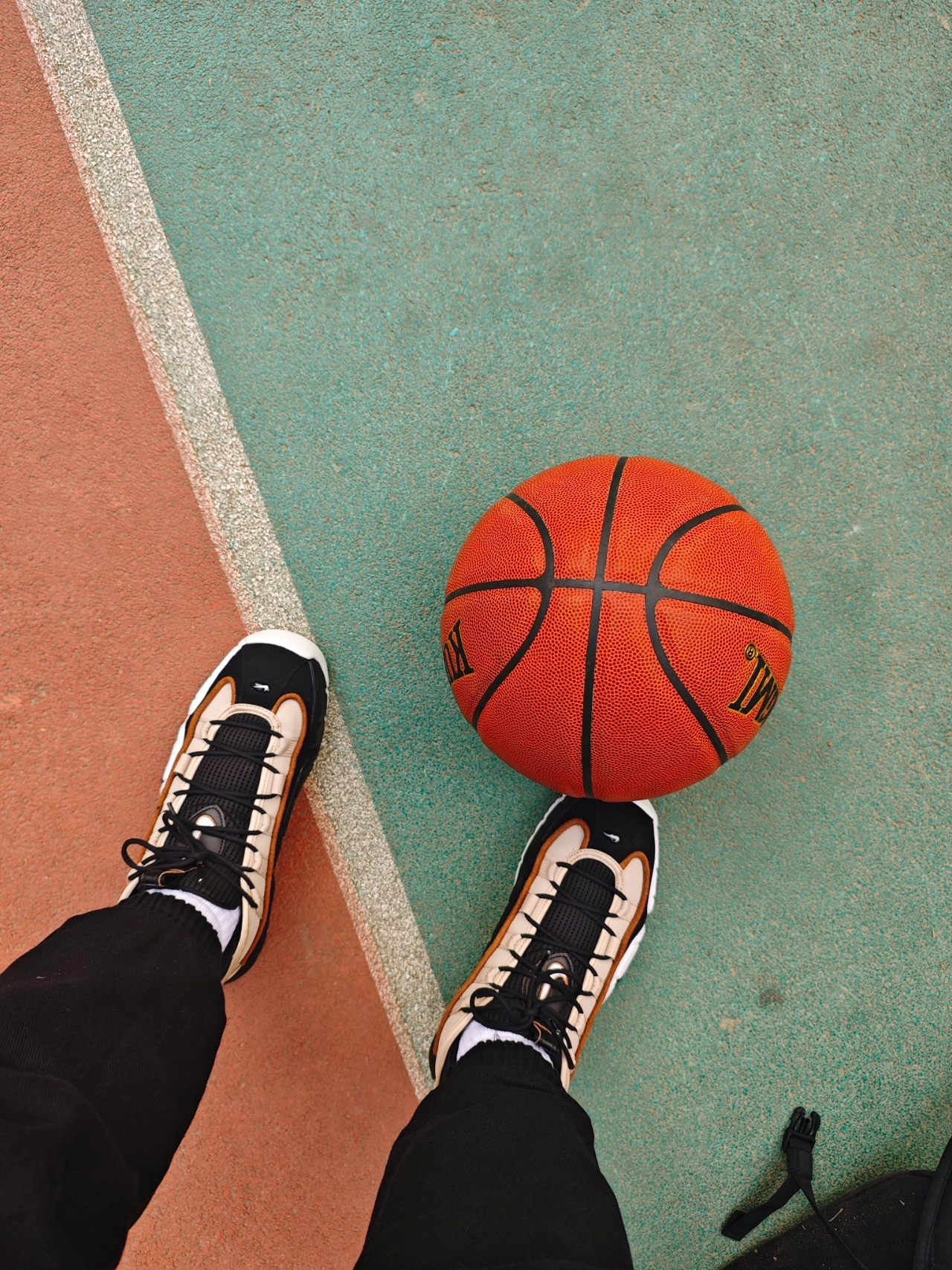 custom review-Nike Air Max Penny MID Топ Винтажные баскетбольные кроссовки Мужской Черный Коричневый