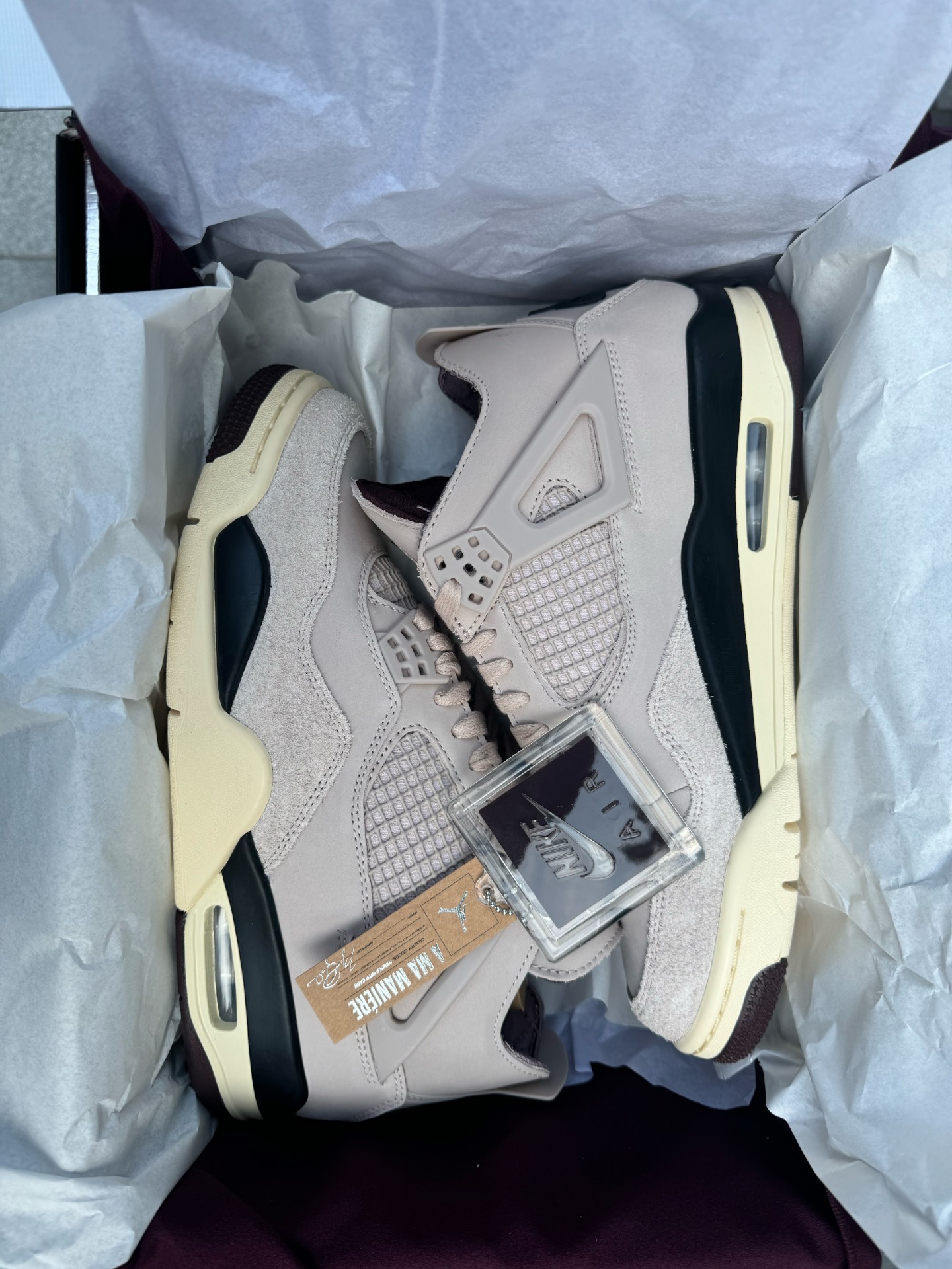 custom review-JORDAN 4 Retro Og Sp A Ma Maniére While You Were Sleeping Women's