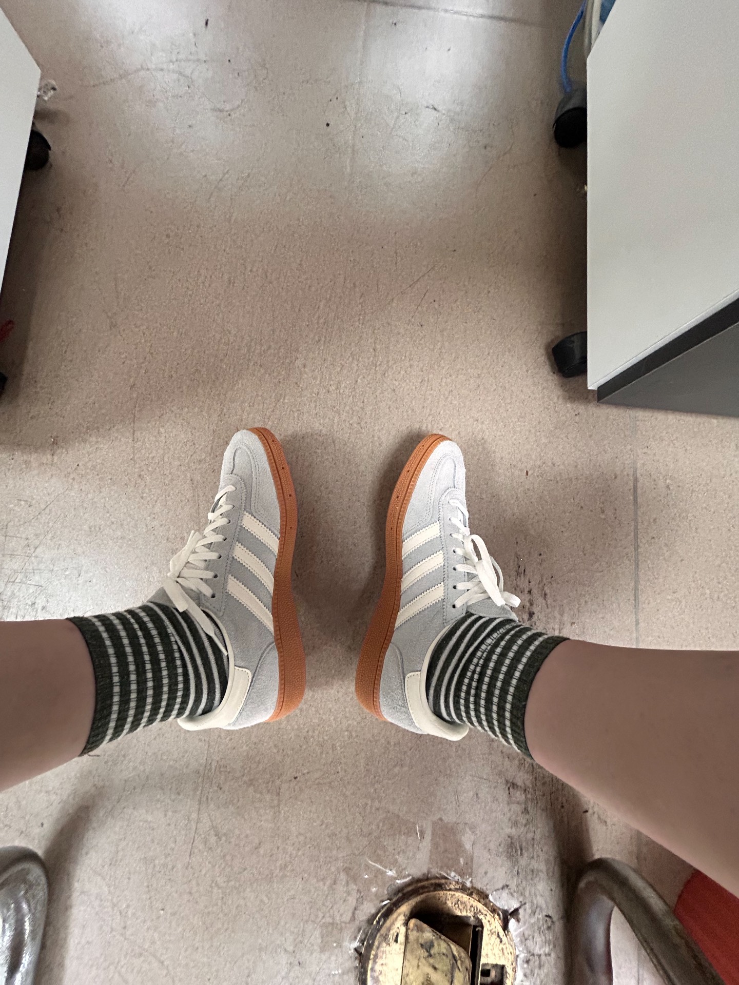 custom review-Adidas Originals HANDBALL SPEZIAL Устойчивые к истиранию низкие скейтборд-кроссовки Женские Серые