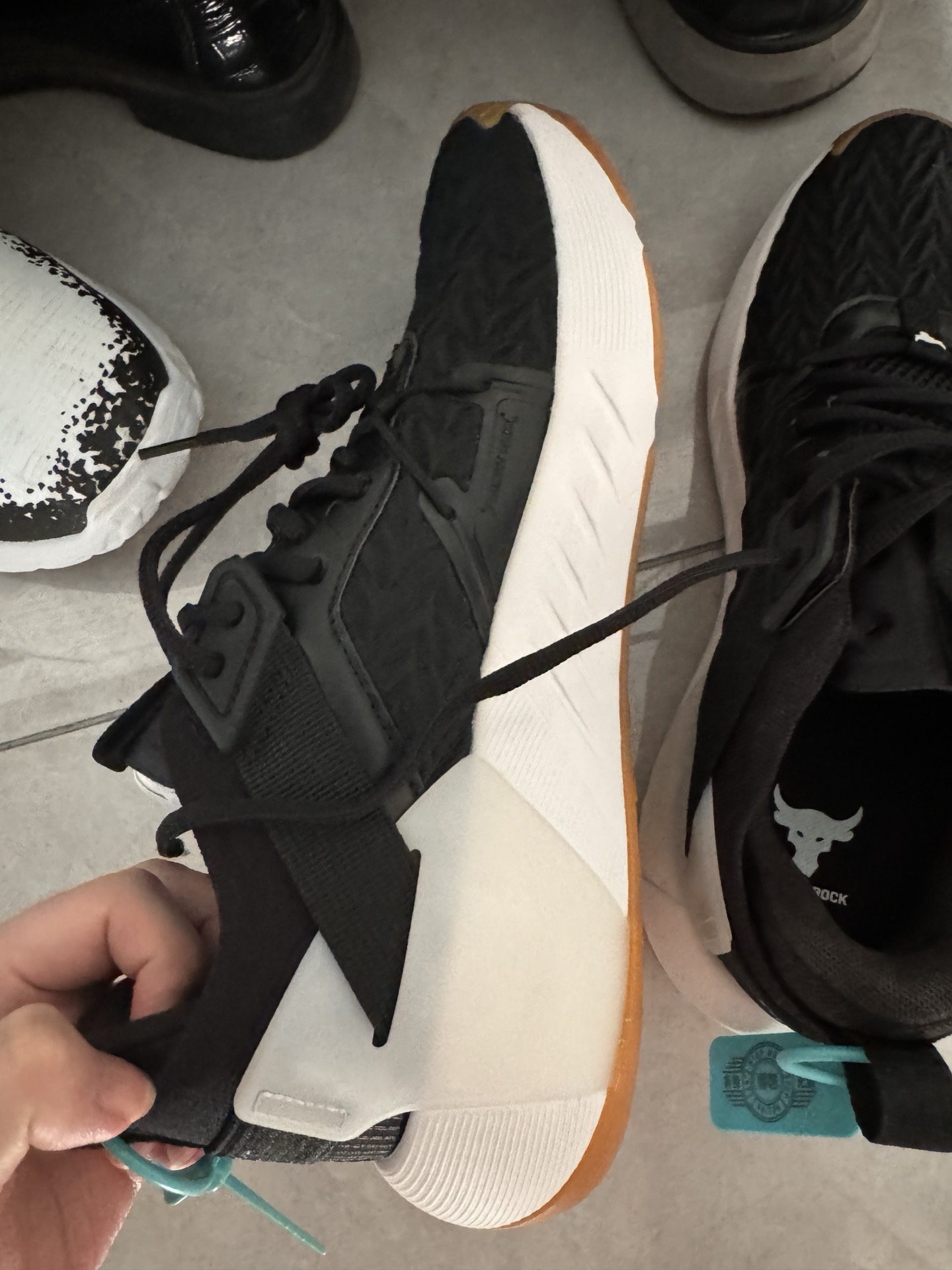 custom review-Under Armour Project Rock 6 Low Топ Тренировочные Кроссовки Мужские Черные