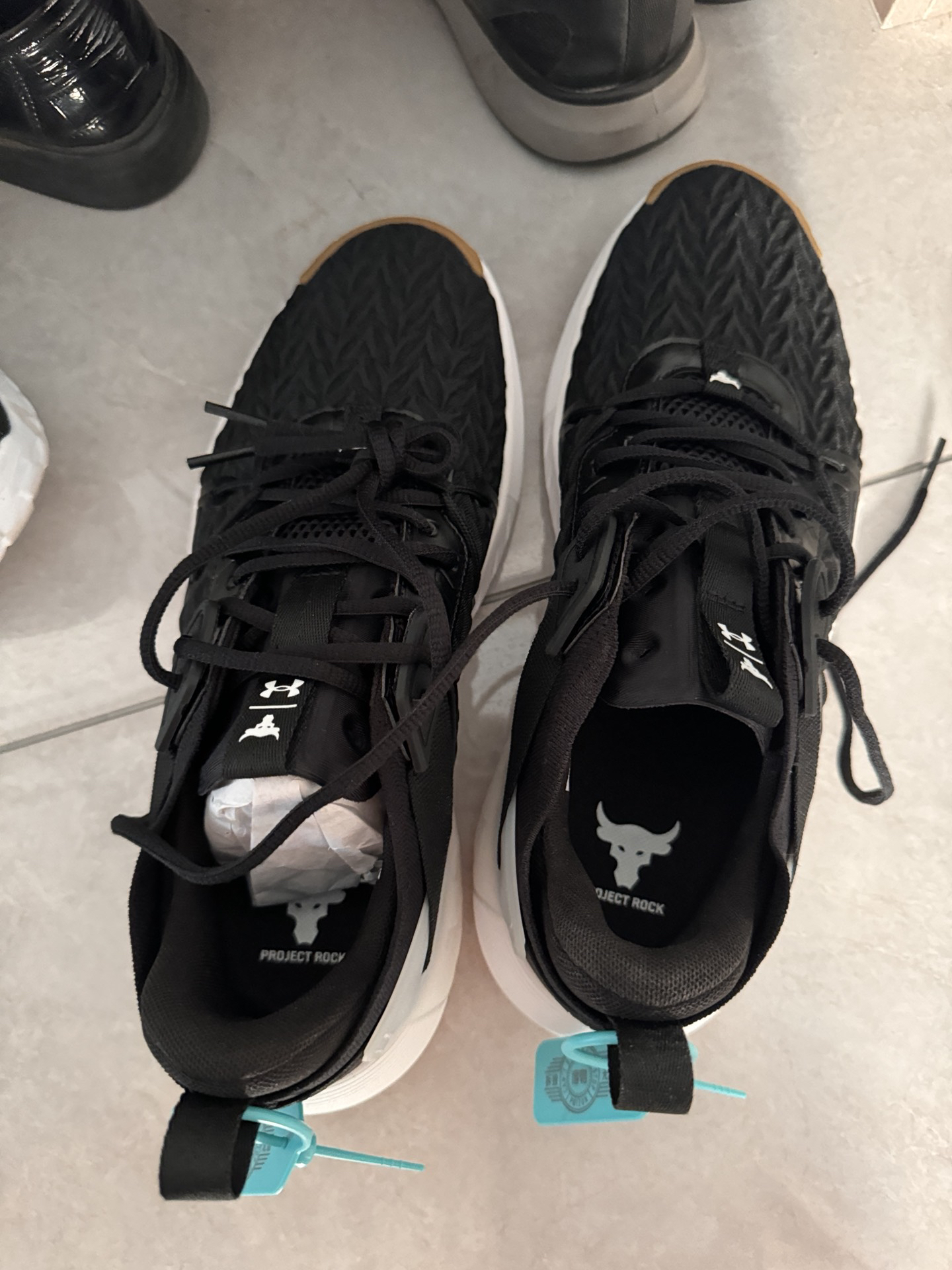 custom review-Under Armour Project Rock 6 Low Топ Тренировочные Кроссовки Мужские Черные