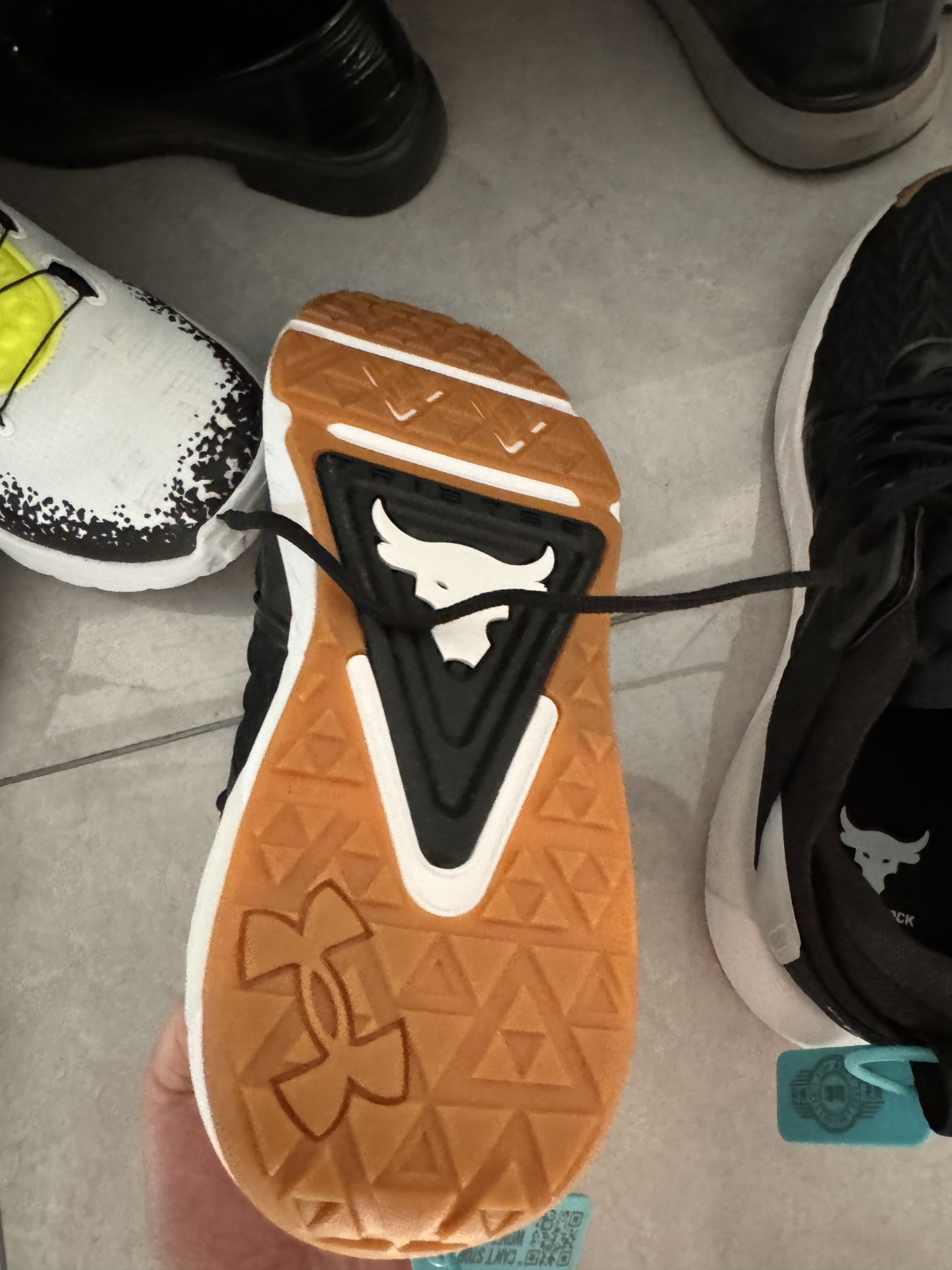 custom review-Under Armour Project Rock 6 Low Топ Тренировочные Кроссовки Мужские Черные