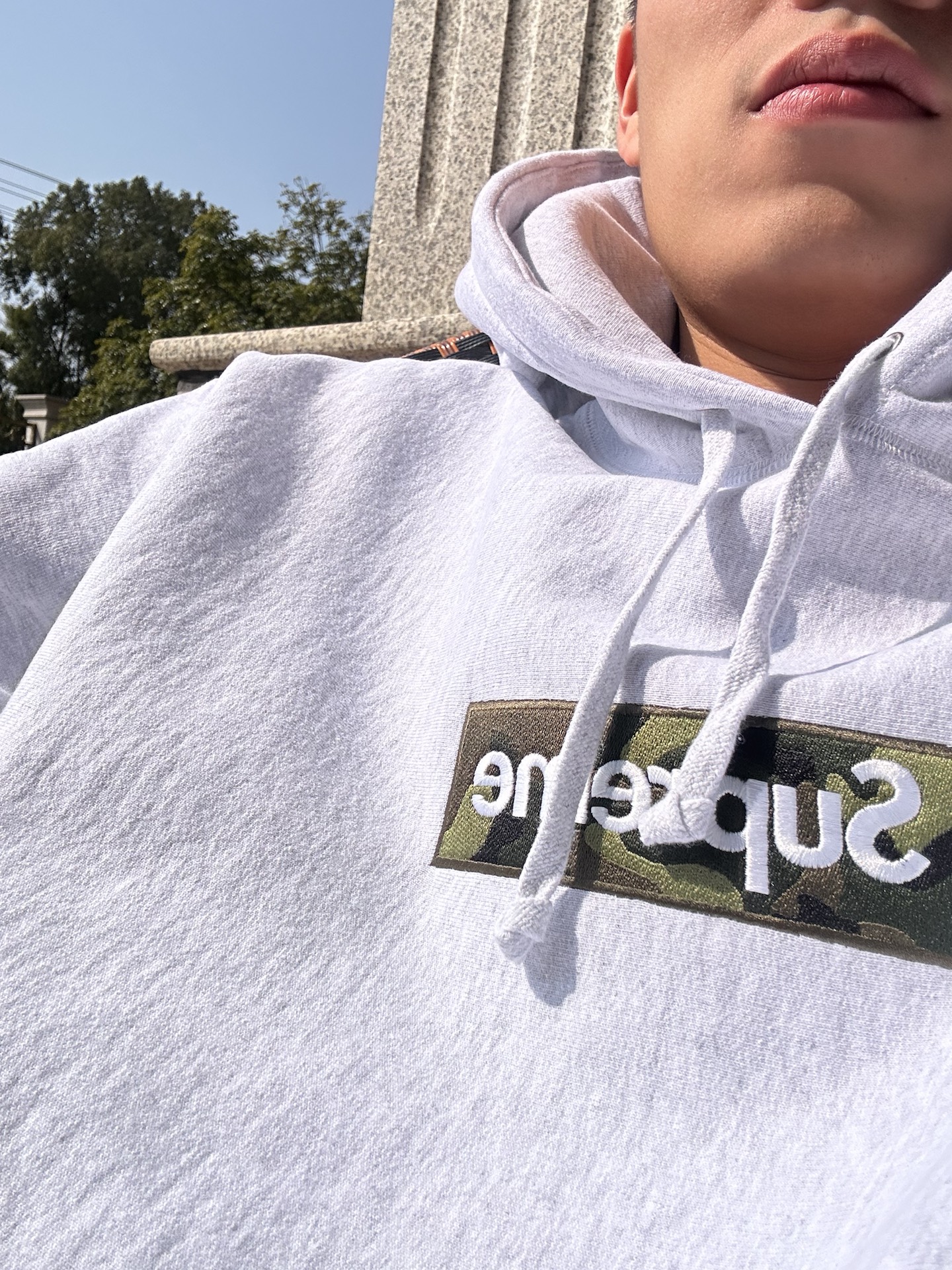 custom review-Supreme FW23 WEEK16 BOX LOGO Худи Однотонный Логотип Пуловер С флисовой подкладкой С капюшоном Американский Трендовый