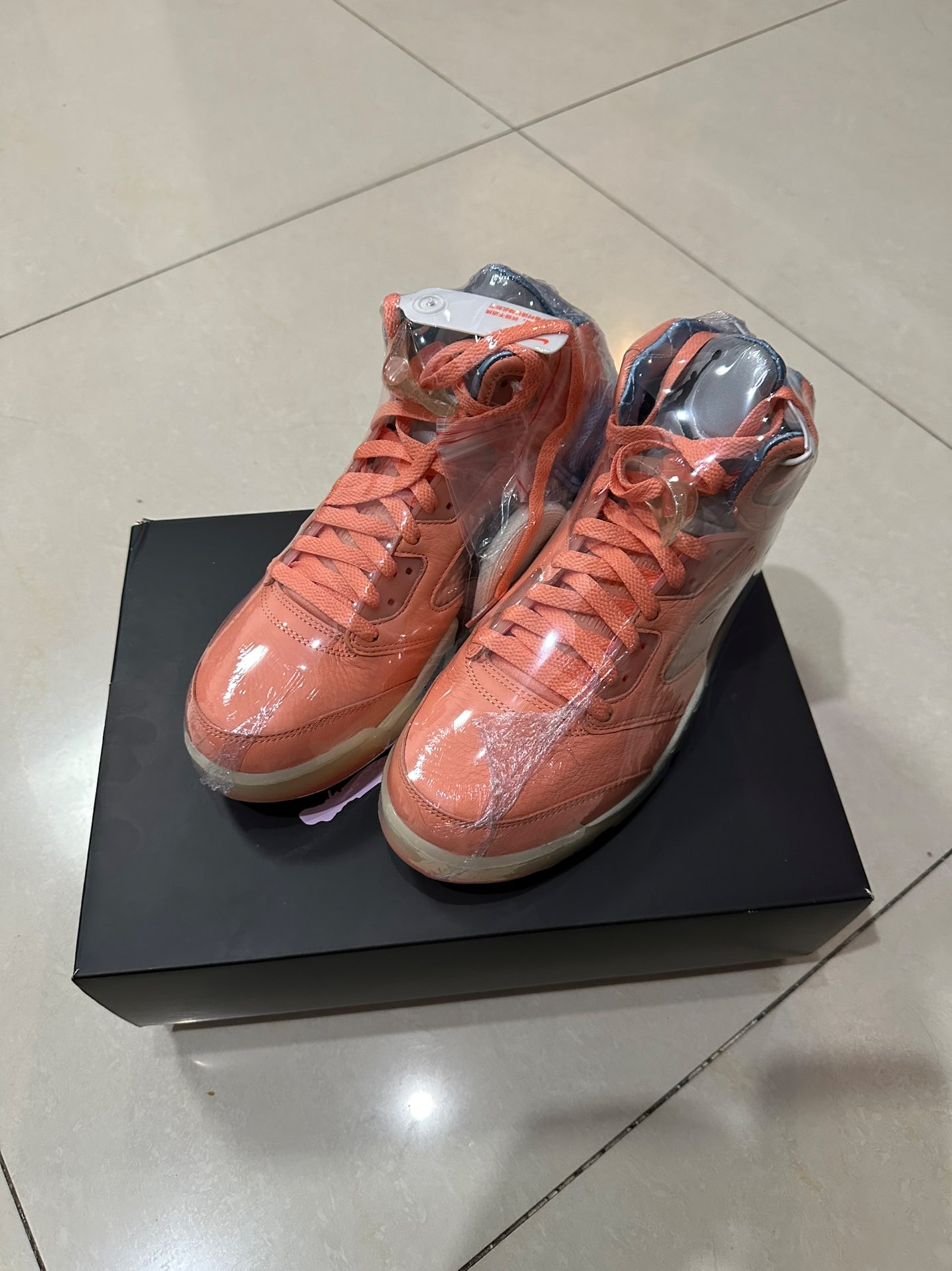 custom review-JORDAN 5 Retro Dj Khaled We The Best Crimson Bliss
