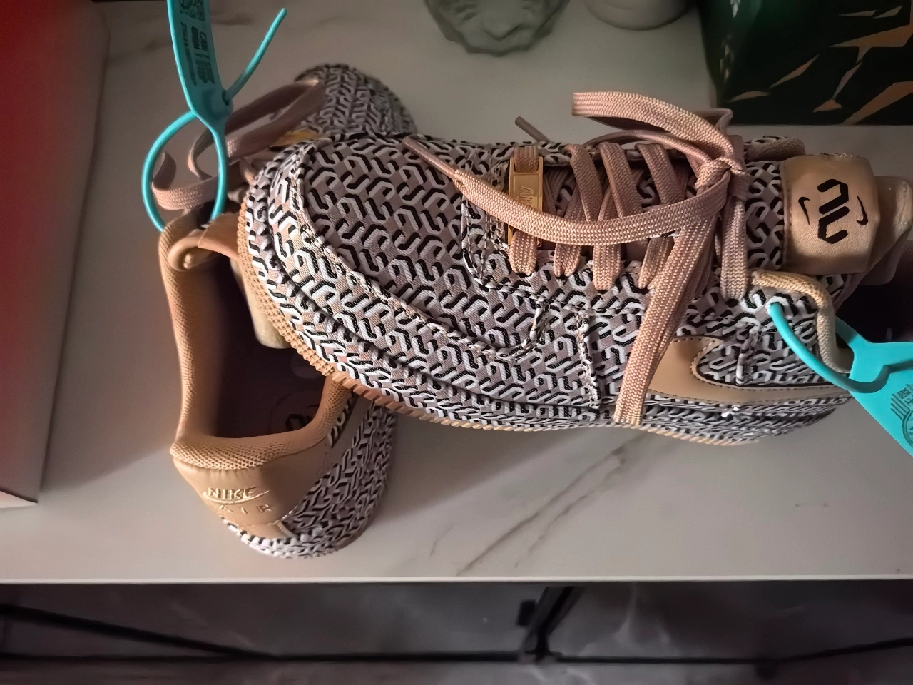 custom review-Nike Air FORCE 1 Low Топ Скейтборд Кроссовки Женские Коричневые Черные