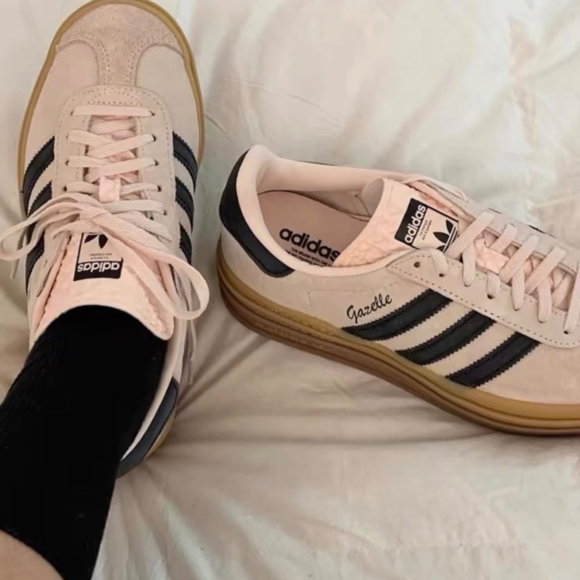 custom review-Adidas Gazelle Bold 'Wonder Quartz Black Gum' Women's