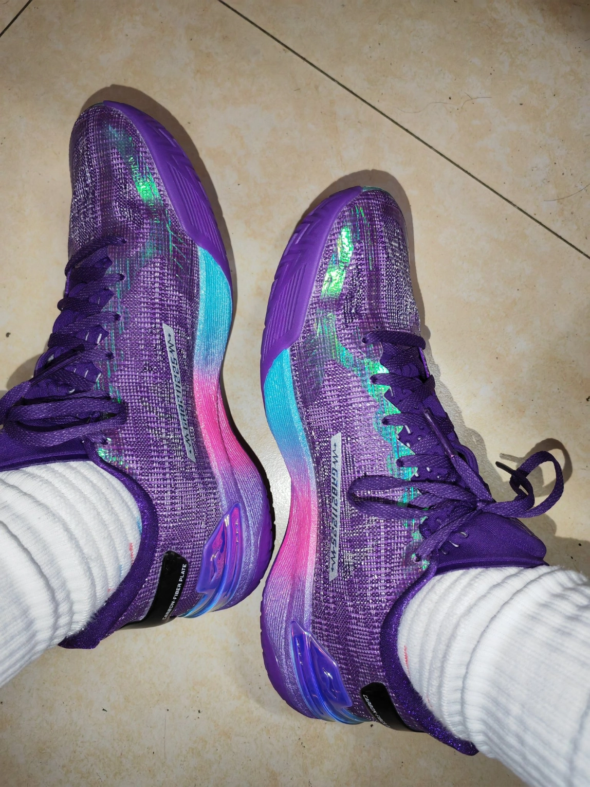 custom review-LiNing Gamma Radiation Storm Anti Slip And Wear Resistant Support Rebound Low Top Basketball Shoes Men's Purple
