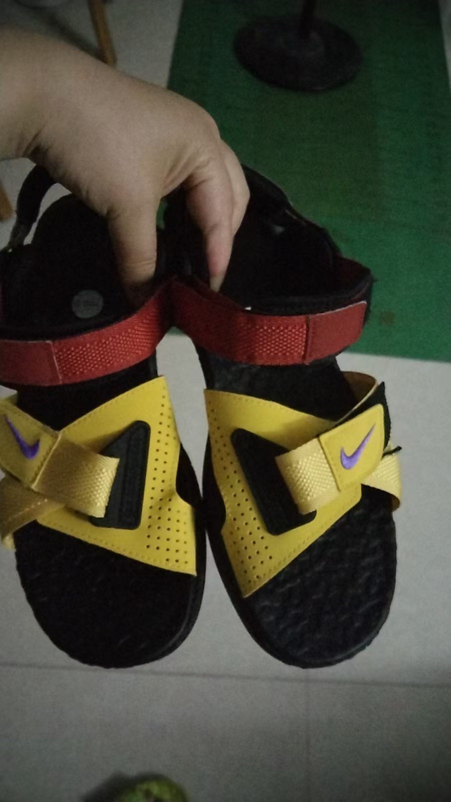 custom review-Nike ACG Deschutz Пляжные сандалии Унисекс Желтый Черный