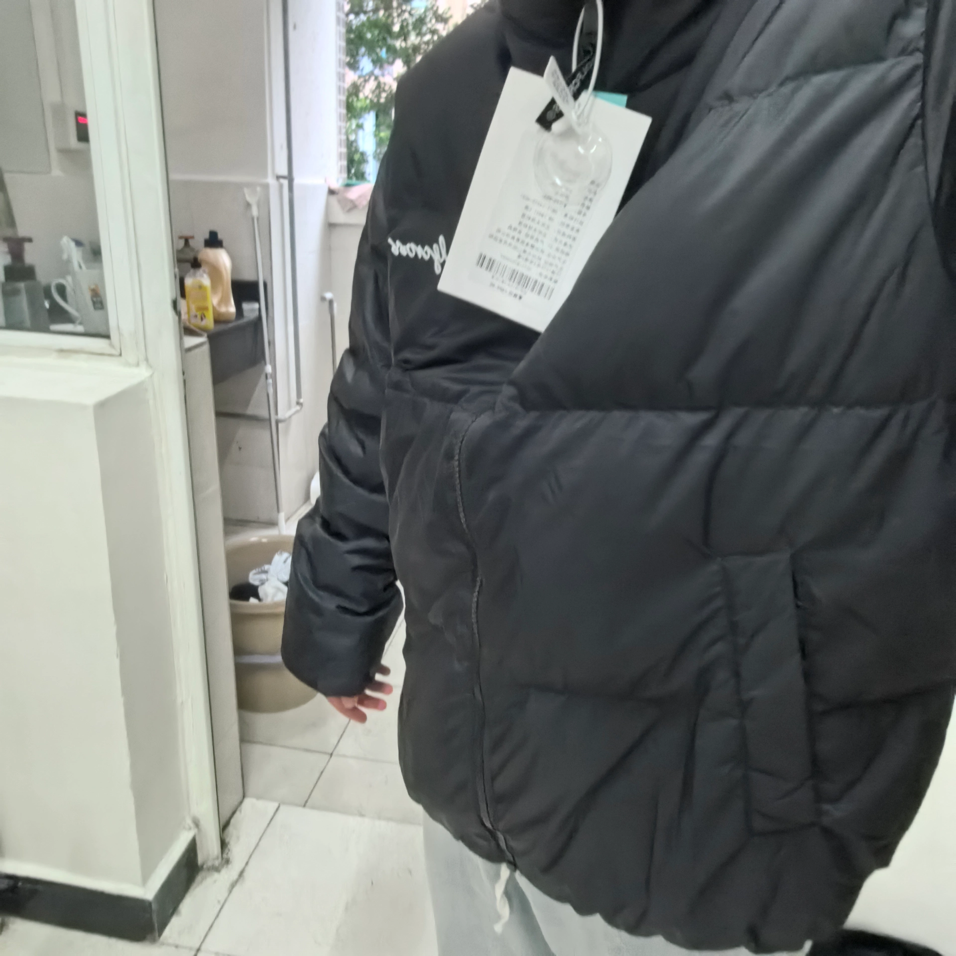 custom review-GOLFCROSS Пуховик Унисекс Черный и Серый