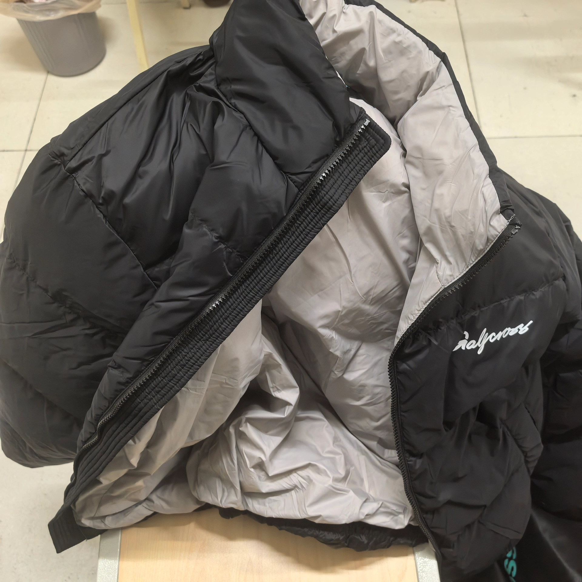 custom review-GOLFCROSS Пуховик Унисекс Черный и Серый