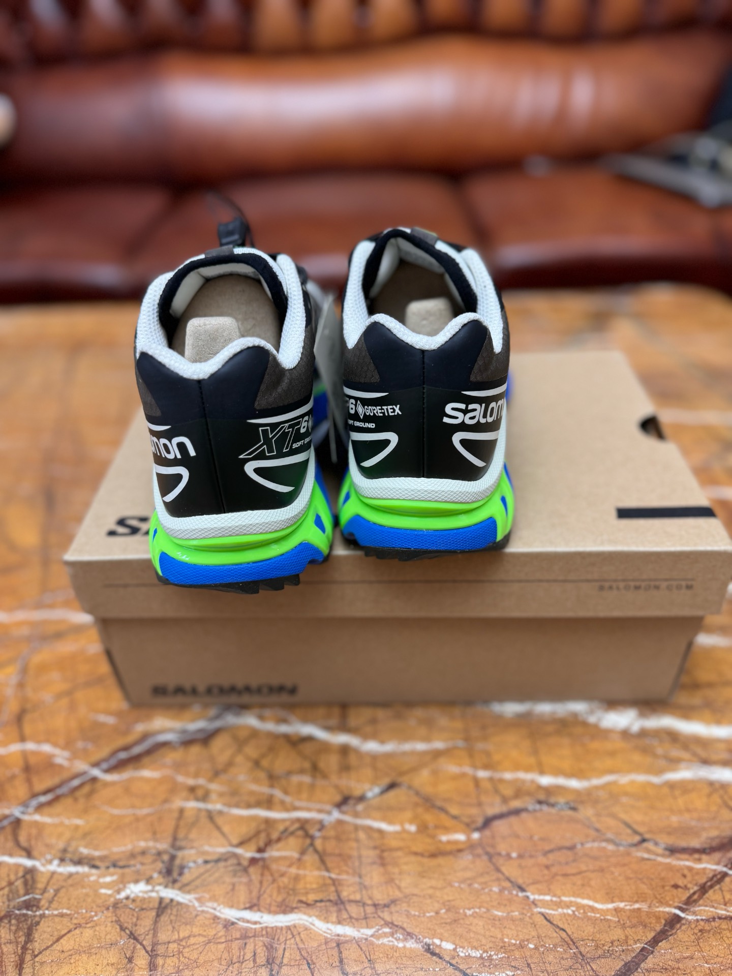 custom review-SSENSE x SALOMON XT 6 GTX Slip-Resistant и Breathable Низкий Топ Уличная Обувь Мужская Коричневый Черный Зеленый