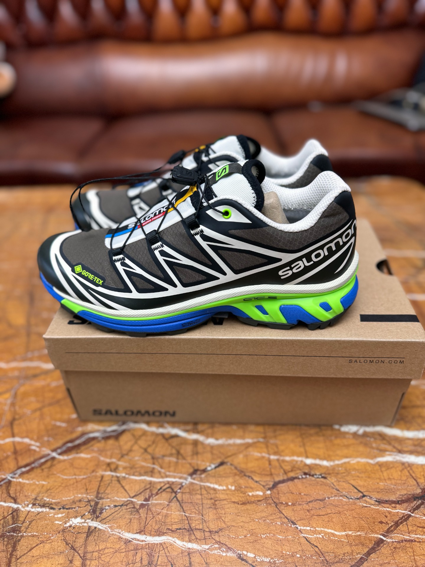 custom review-SSENSE x SALOMON XT 6 GTX Slip-Resistant и Breathable Низкий Топ Уличная Обувь Мужская Коричневый Черный Зеленый