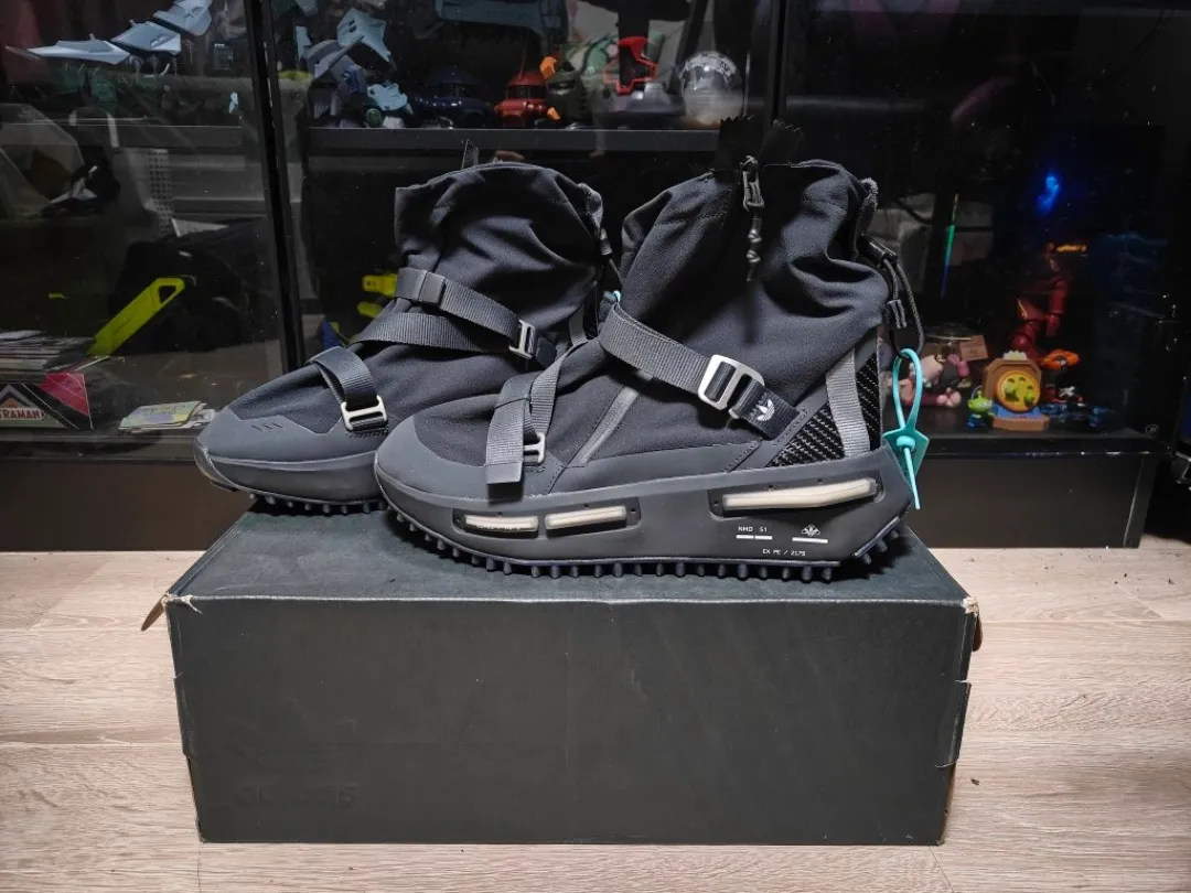 HAMCUS X adidas originals NMD Black Black US M 5.5 - POIZON