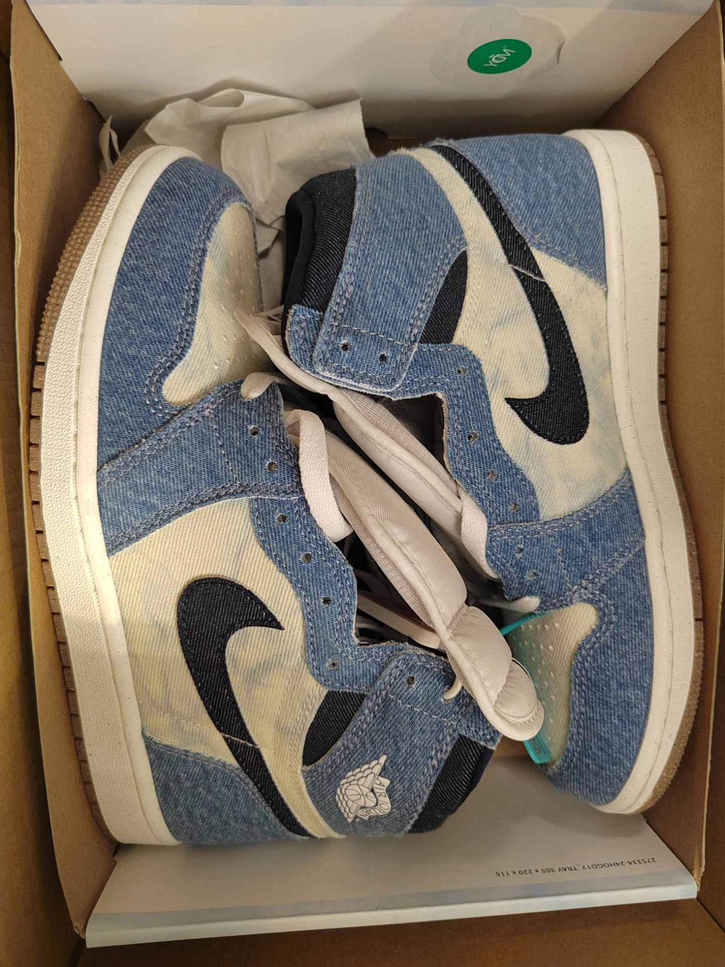 custom review-Jordan Air Jordan 1 High OG High Топ Винтажные баскетбольные кроссовки Унисекс Белый Синий