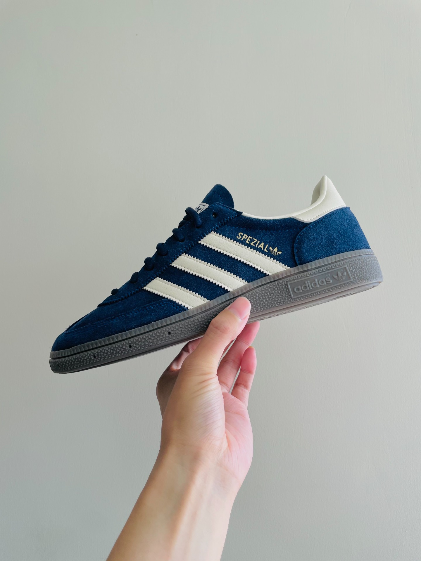 custom review-Adidas Originals HANDBALL SPEZIAL Низкие Кроссовки для скейтбординга Унисекс Темно-синий