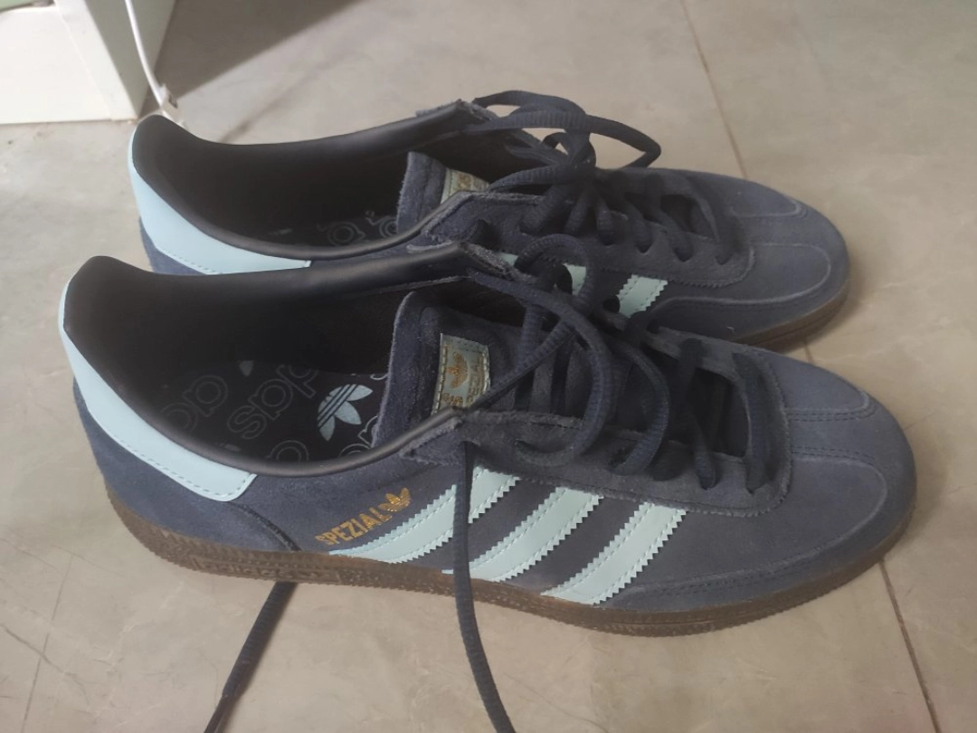 custom review-Adidas Originals HANDBALL SPEZIAL Низкие Кроссовки для скейтбординга Унисекс Синие Коричневые