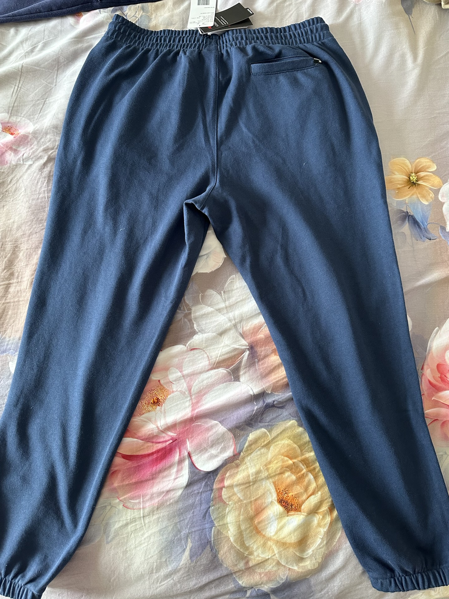 custom review-New Balance совместный бренд Sport Seasonal Вязаные тренировочные брюки Мужские Морской синий