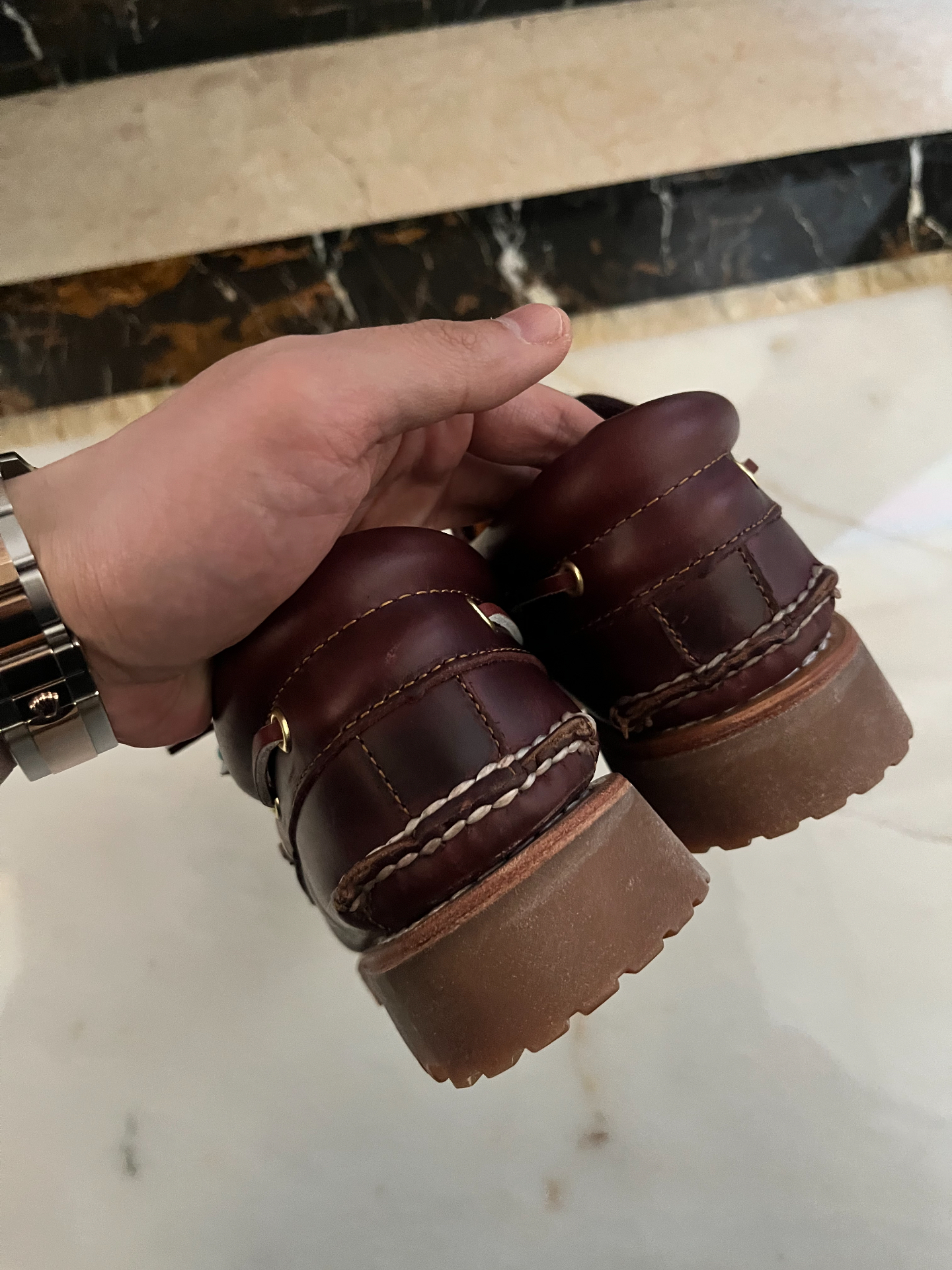 custom review-Timberland AUTHENTICS Collection Топсайдеры Мужские Темно-красные