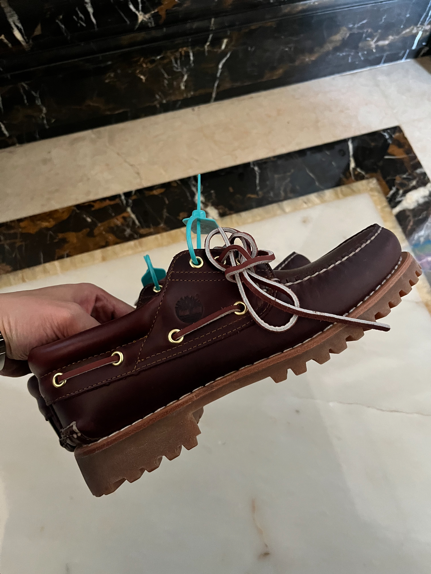 custom review-Timberland AUTHENTICS Collection Топсайдеры Мужские Темно-красные