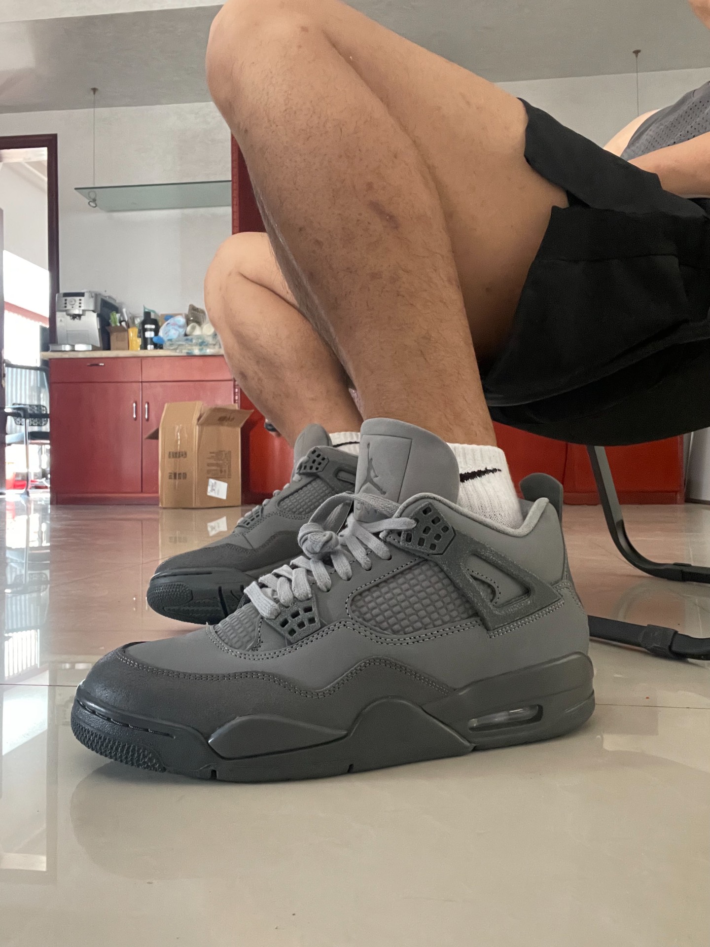 custom review-Jordan 4 Retro SE Paris Olympics Wet Cement Men's