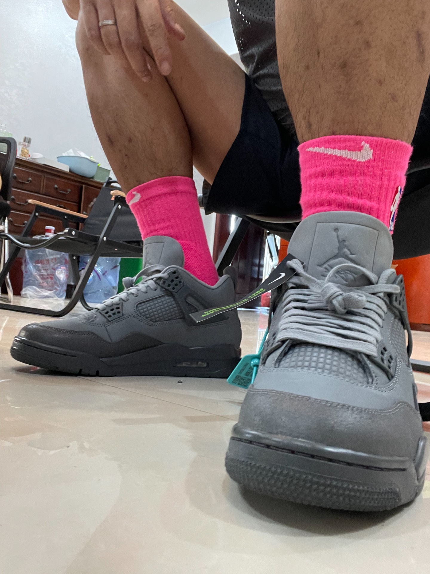 custom review-Jordan 4 Retro SE Paris Olympics Wet Cement Men's