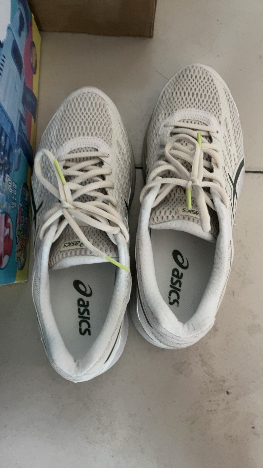 custom review-Asics Гель FLUX 4 Текстиль Синтетическая кожа Низкий топ Марафон Беговые кроссовки Мужские Белый Темно-синий