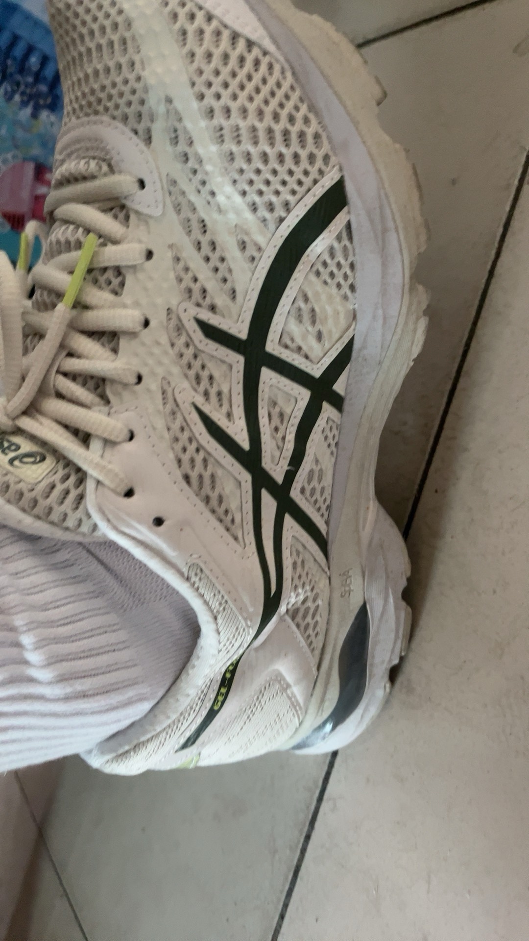 custom review-Asics Гель FLUX 4 Текстиль Синтетическая кожа Низкий топ Марафон Беговые кроссовки Мужские Белый Темно-синий