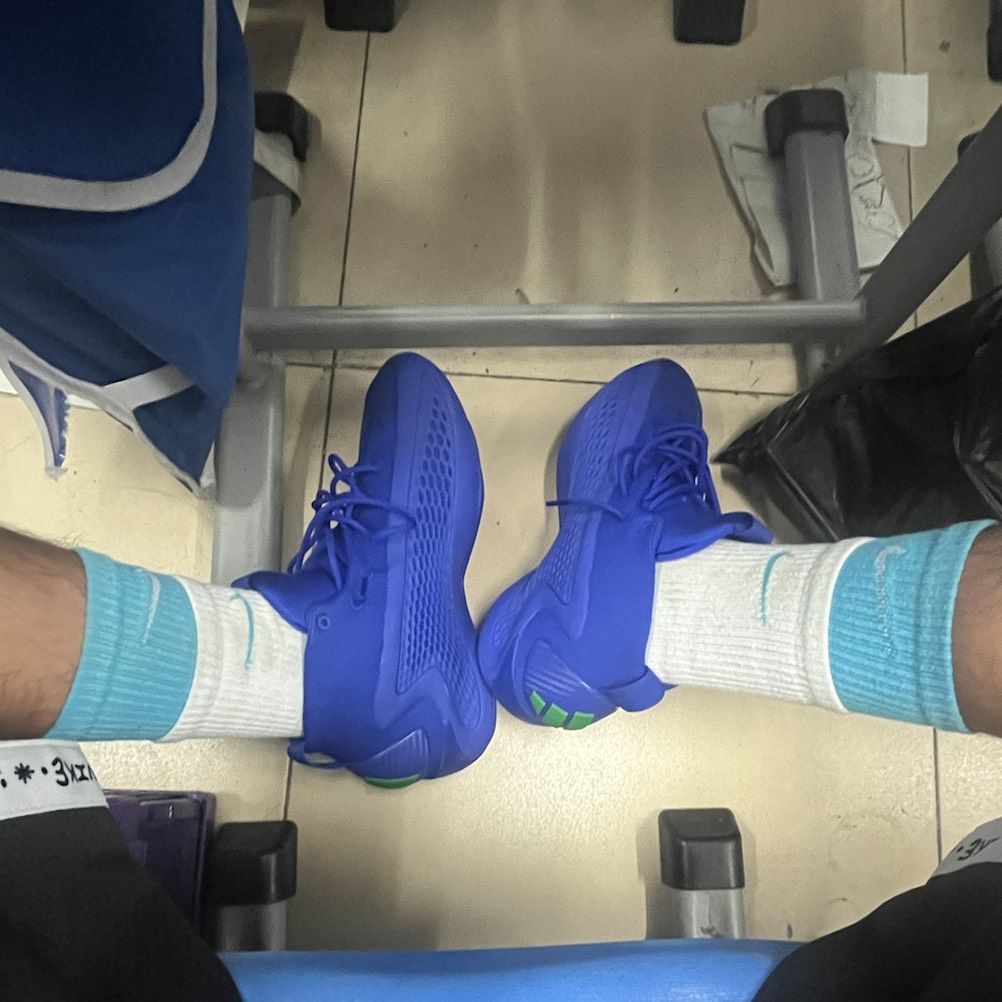 custom review-Adidas A.E. 1 Velocity Синий MID Баскетбольные кроссовки Мужской Синий