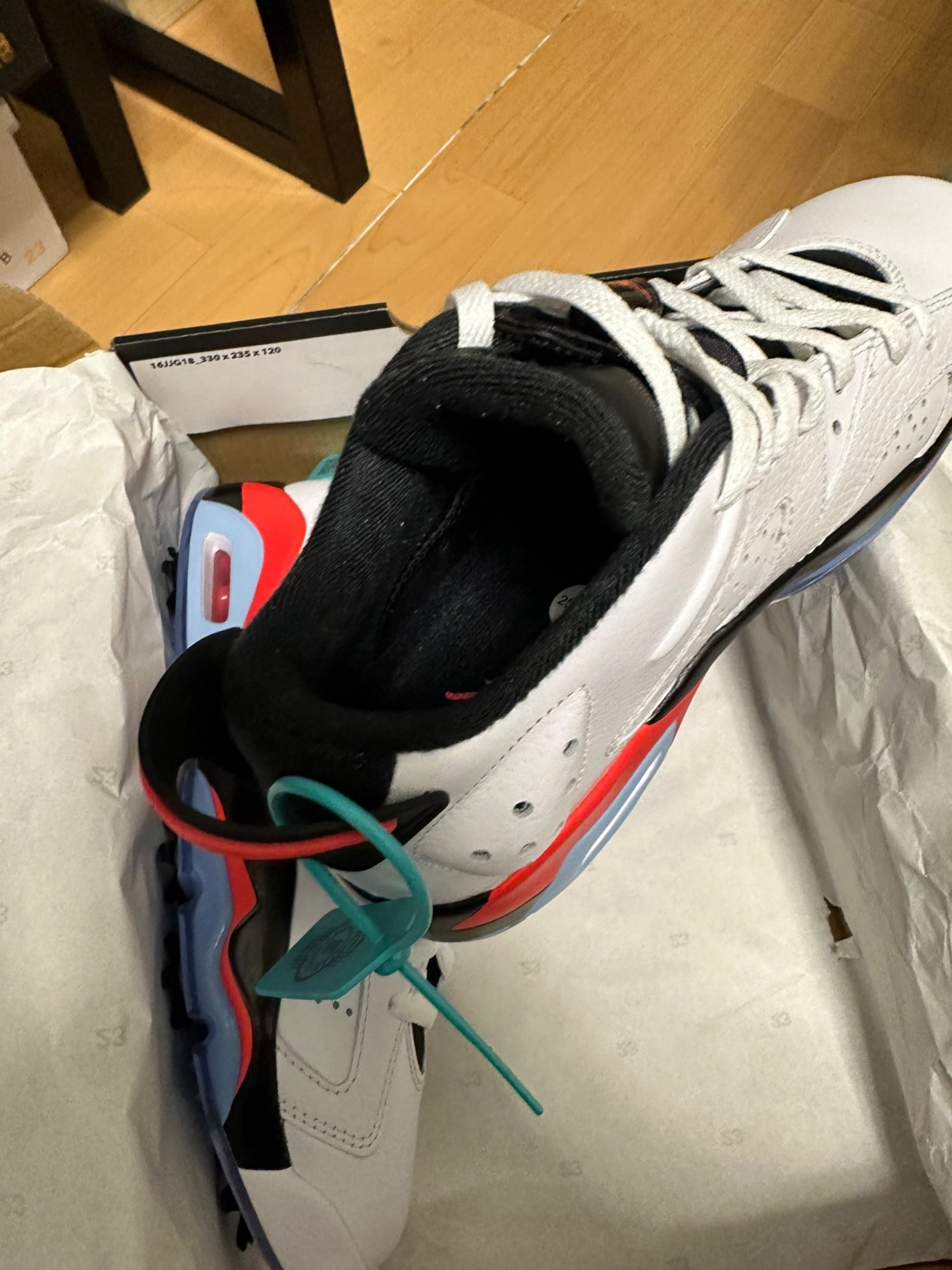 custom review-Jordan Air Jordan 6 Ретро г MID Топ Обувь для гольфа Унисекс Белый черный