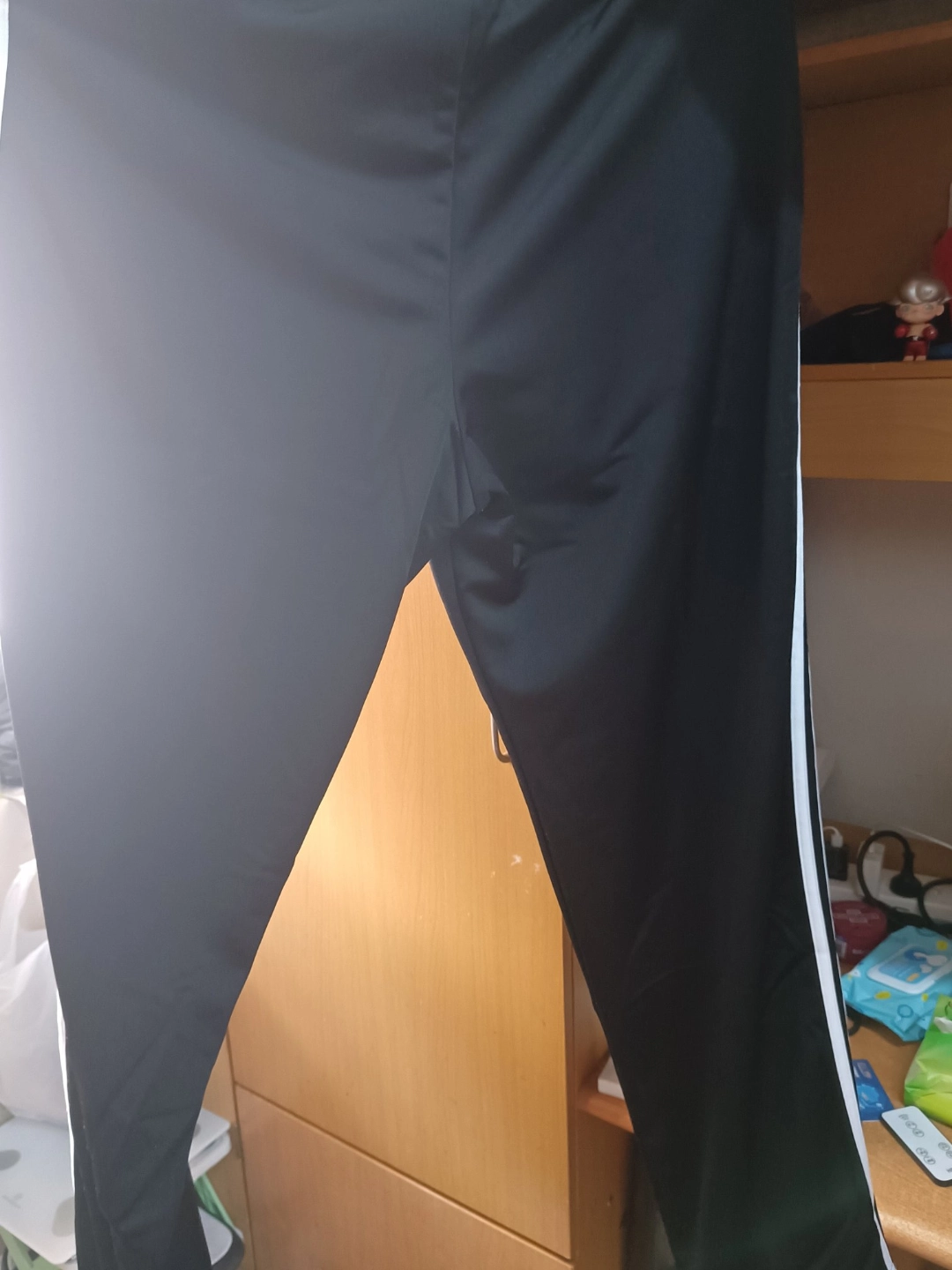 custom review-Adidas 3 Stripes Вязаные Тренировочные Штаны Мужские Черные