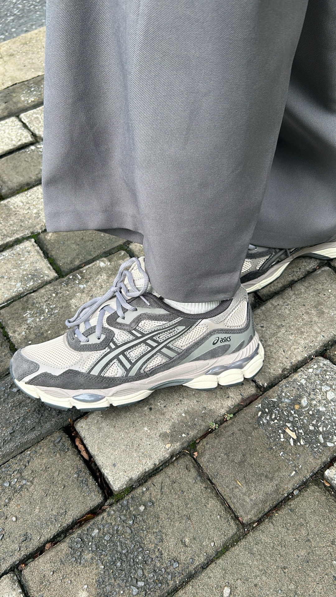 custom review-ASICS Gel NYC Low Top Повседневная обувь Унисекс Овсяный серый