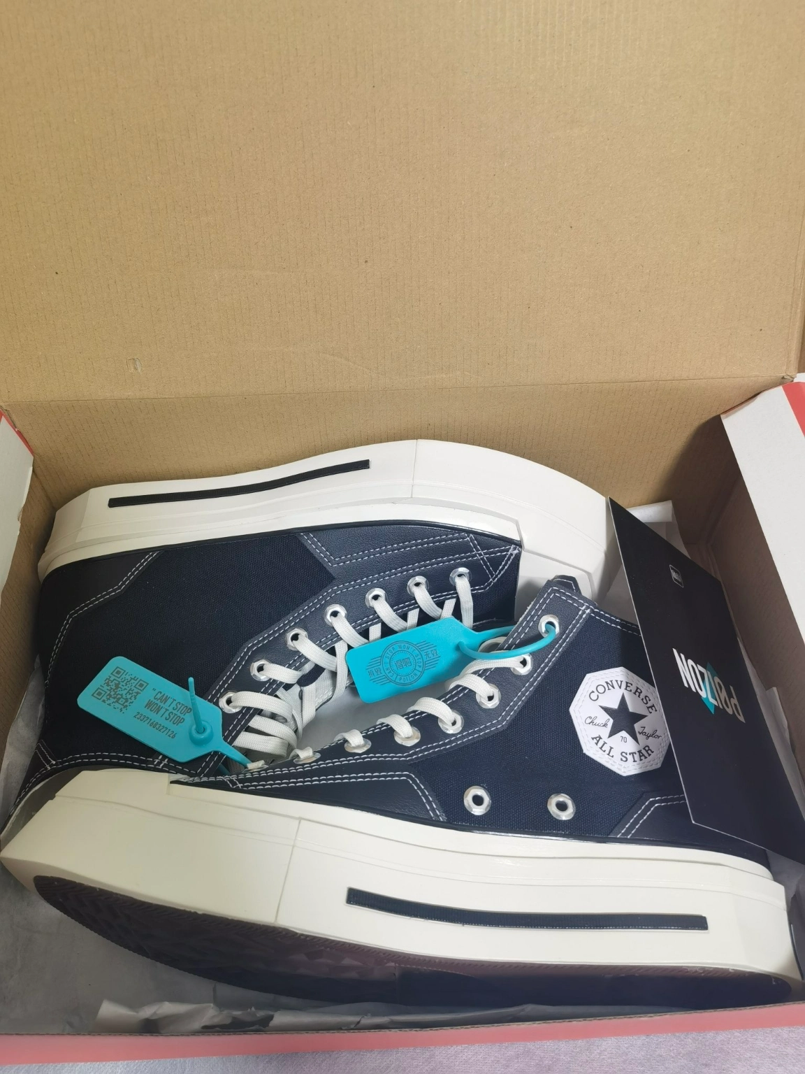 custom review-Converse Chuck 70 Износостойкий и Легкий Высокий Топ Кеды Унисекс Черный
