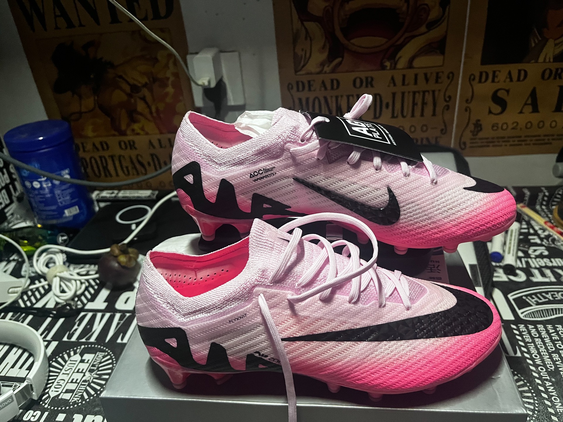 custom review-Nike Air Zoom Vapor 15 ELITE AG-PRO 'Pink Foam Black'