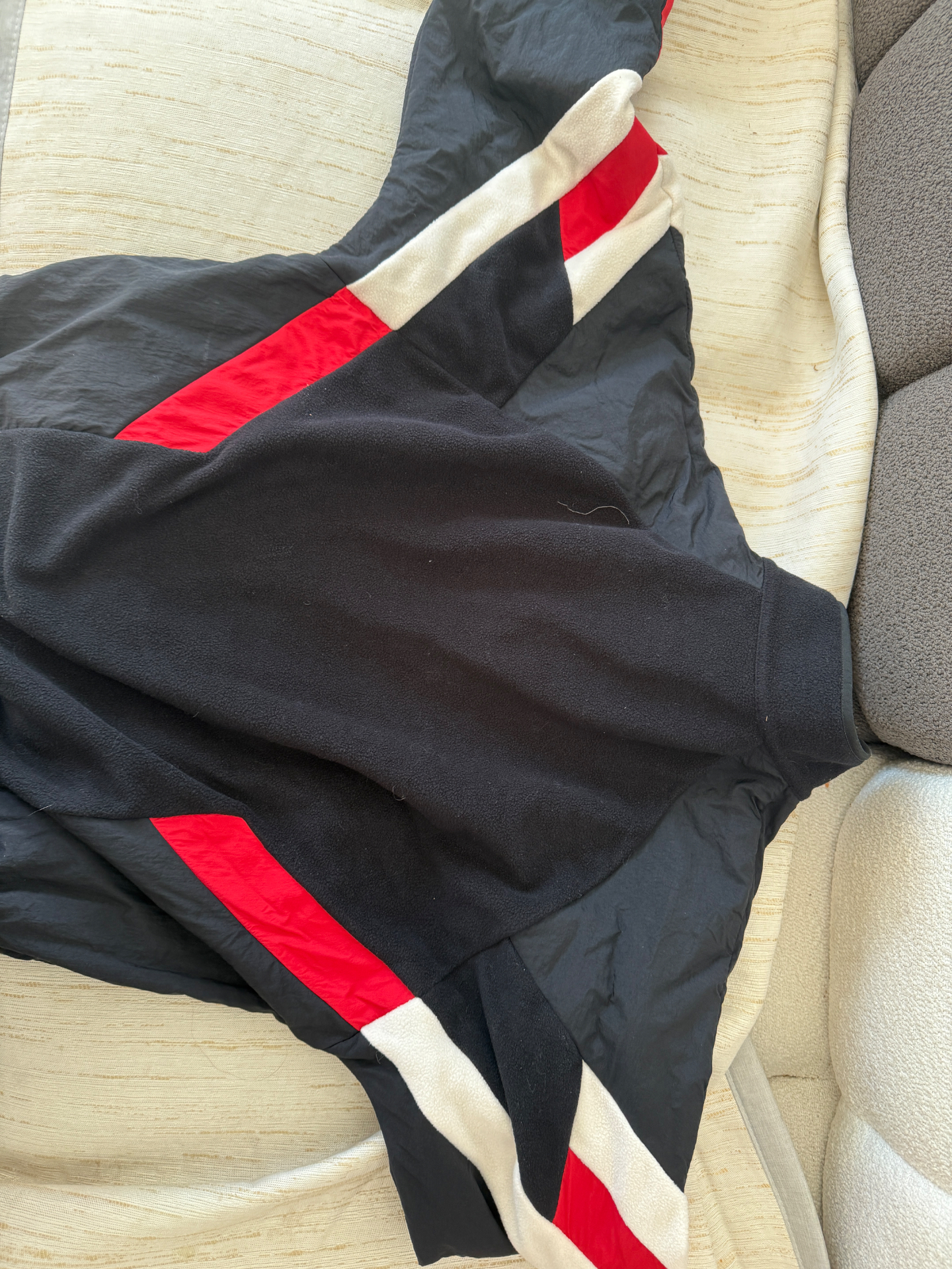 custom review-Adidas Originals Manchester Football UNITED Polar Fleece Sweatshirt Men's Black