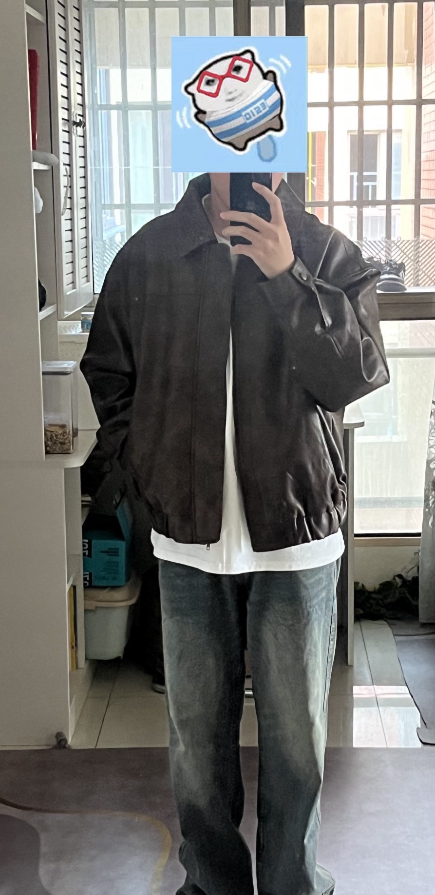 custom review-Bodydream Кожа Куртка Унисекс Темно-Коричневый