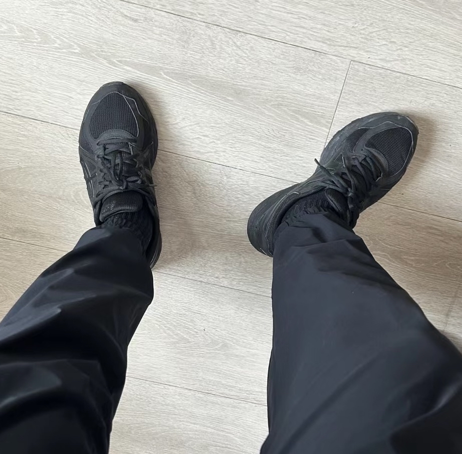 custom review-Asics Гель Contend Размер CN На открытом воздухе Текстиль Синтетическая кожа Низкий топ Беговые кроссовки Мужской Черный